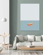 OCEAN SV�MMERE No.01 by Swen Swensøn on GIANT ART - blue digital painting