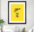 Guns N' Roses by Jaime Fernandez Peña on GIANT ART - yellow vector illustration