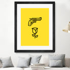 Guns N' Roses by Jaime Fernandez Peña on GIANT ART - yellow vector illustration