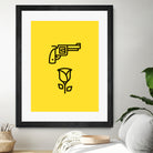 Guns N' Roses by Jaime Fernandez Peña on GIANT ART - yellow vector illustration