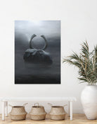 Odin by Tierno Beauregard on GIANT ART - gray digital painting