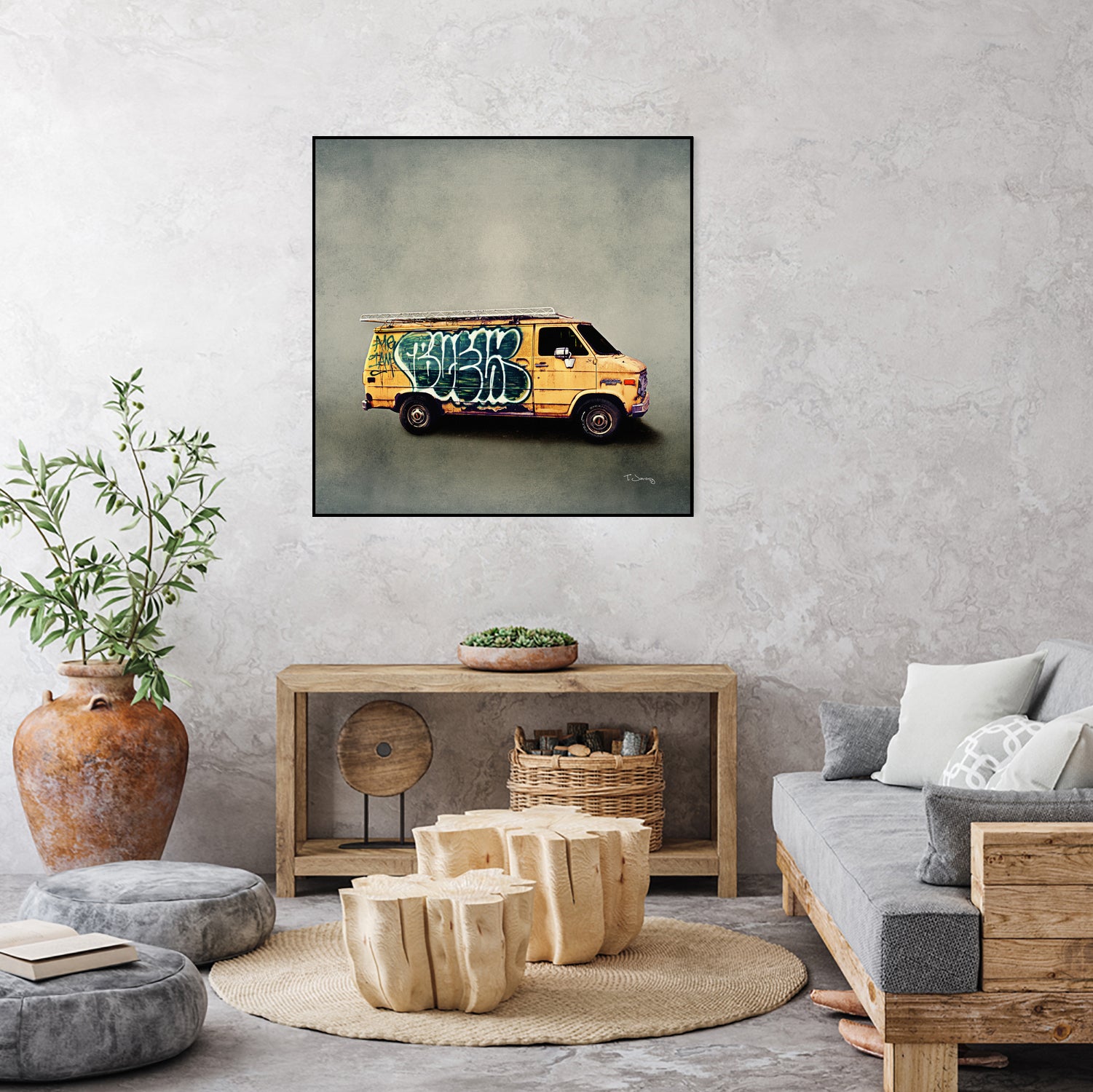 Van #8 by Tim Jarosz on GIANT ART - photo illustration