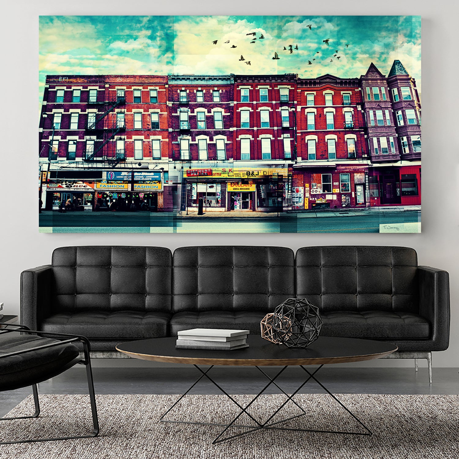 A Chicago Avenue by Tim Jarosz on GIANT ART - photo illustration