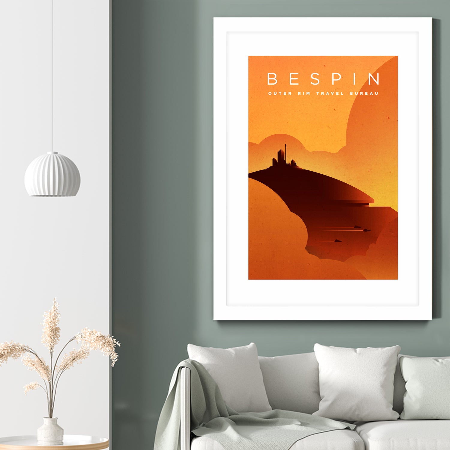 Outer Rim Travel Bureau: Bespin by Michael Mateyko on GIANT ART - typography