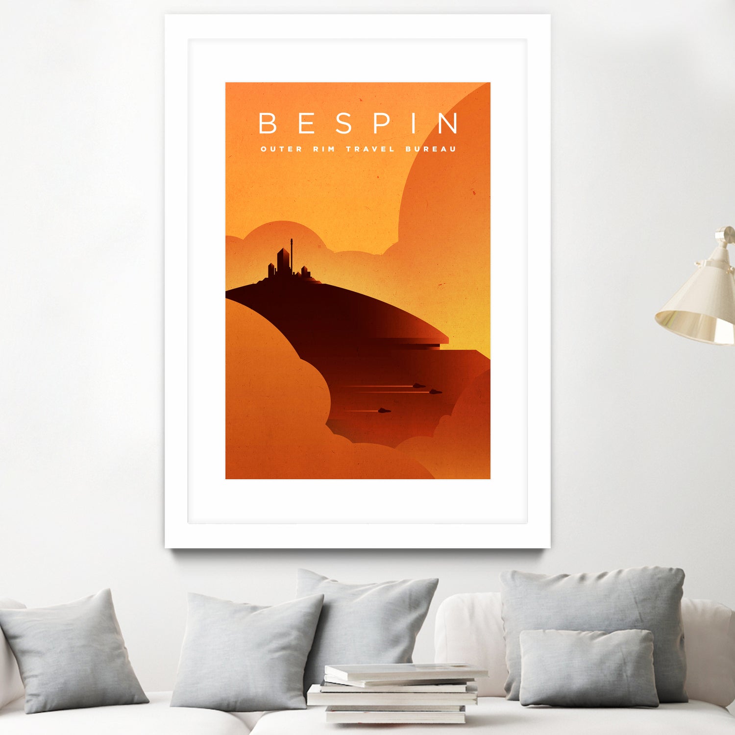 Outer Rim Travel Bureau: Bespin by Michael Mateyko on GIANT ART - typography