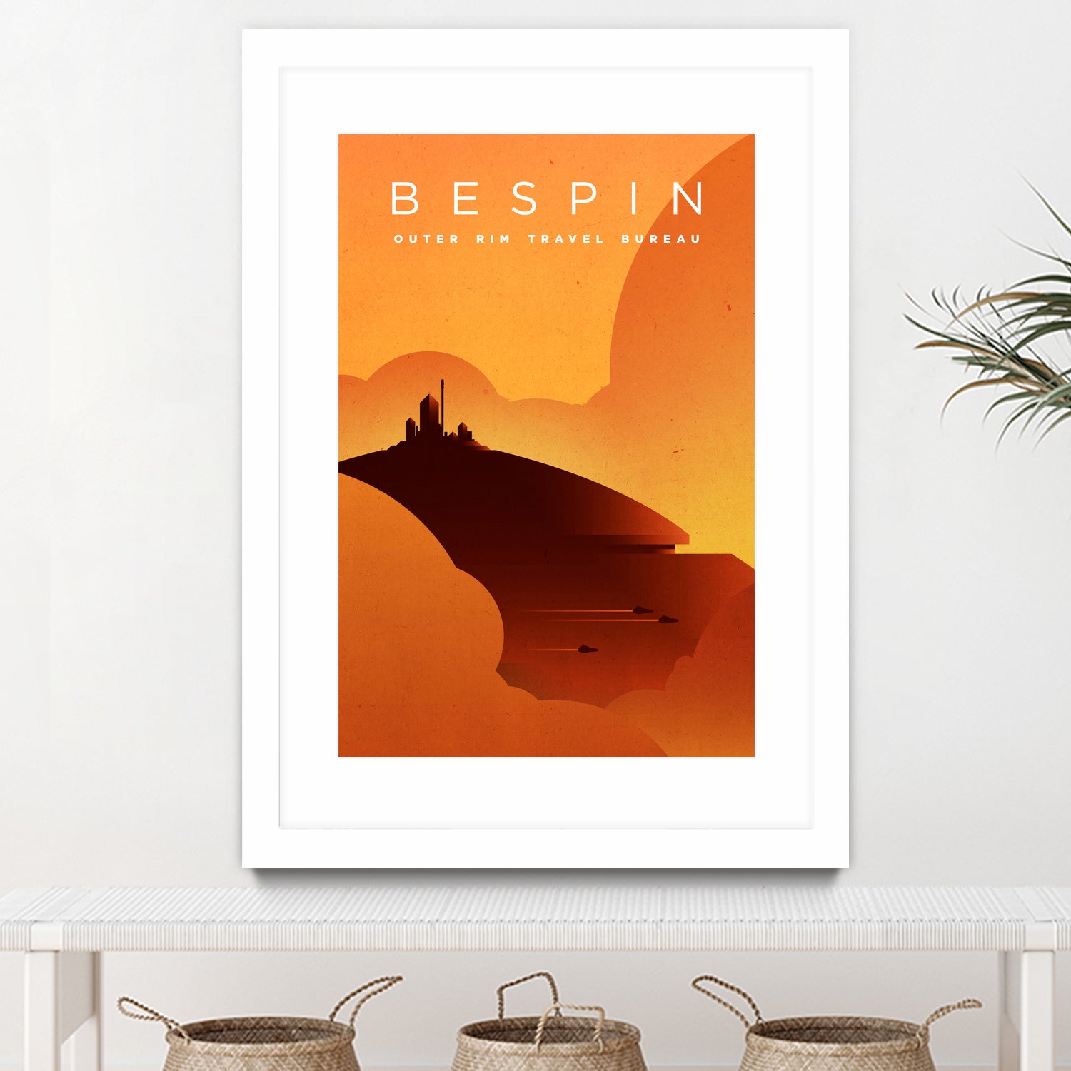 Outer Rim Travel Bureau: Bespin by Michael Mateyko on GIANT ART - typography