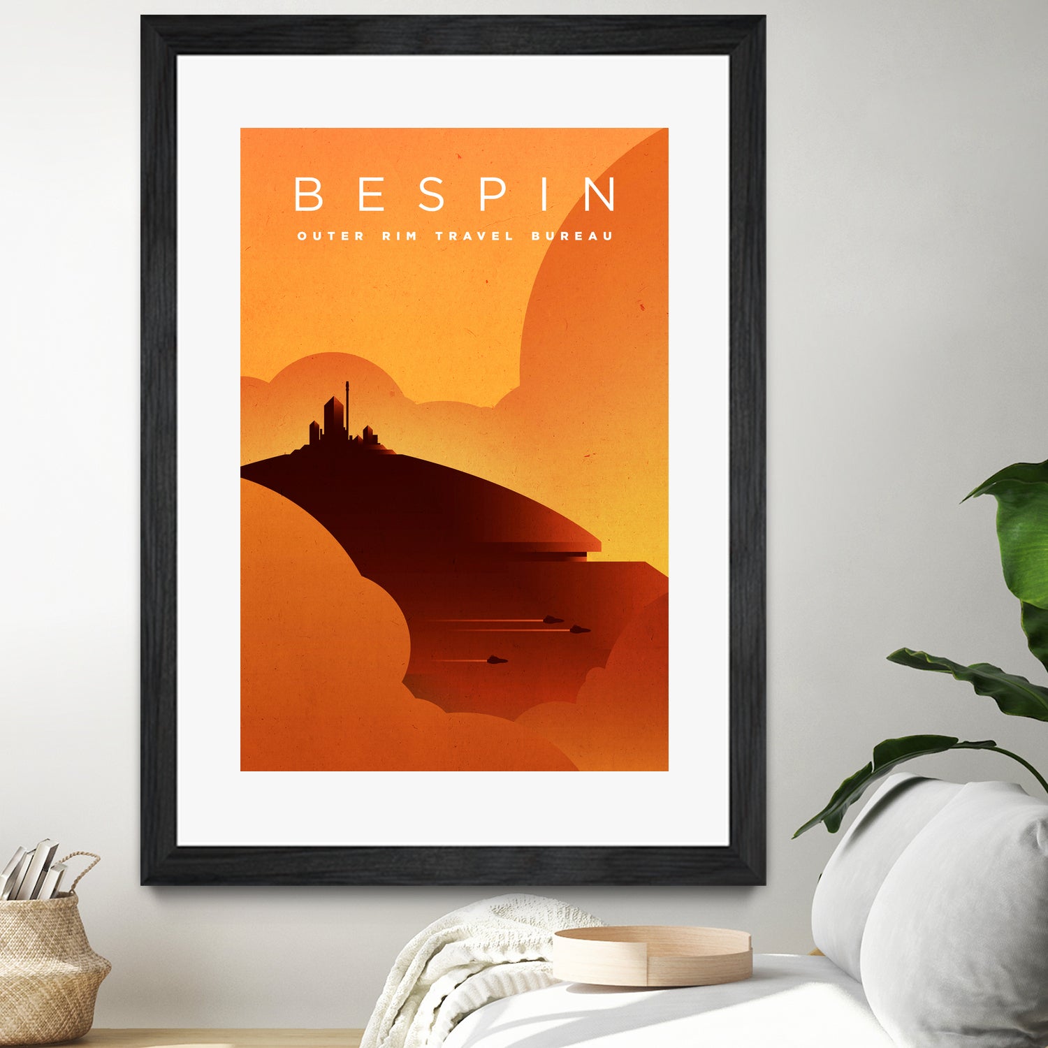 Outer Rim Travel Bureau: Bespin by Michael Mateyko on GIANT ART - typography