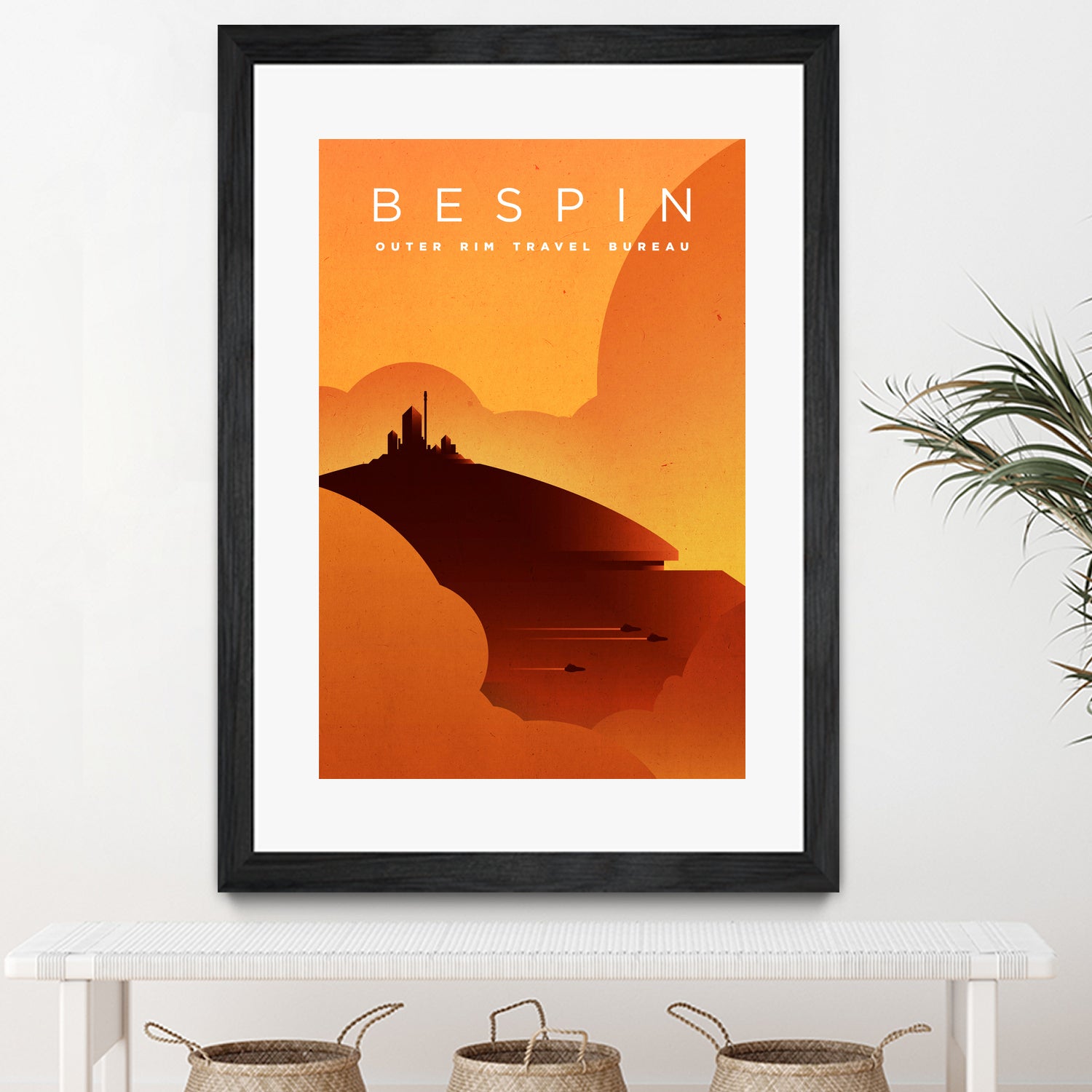 Outer Rim Travel Bureau: Bespin by Michael Mateyko on GIANT ART - typography