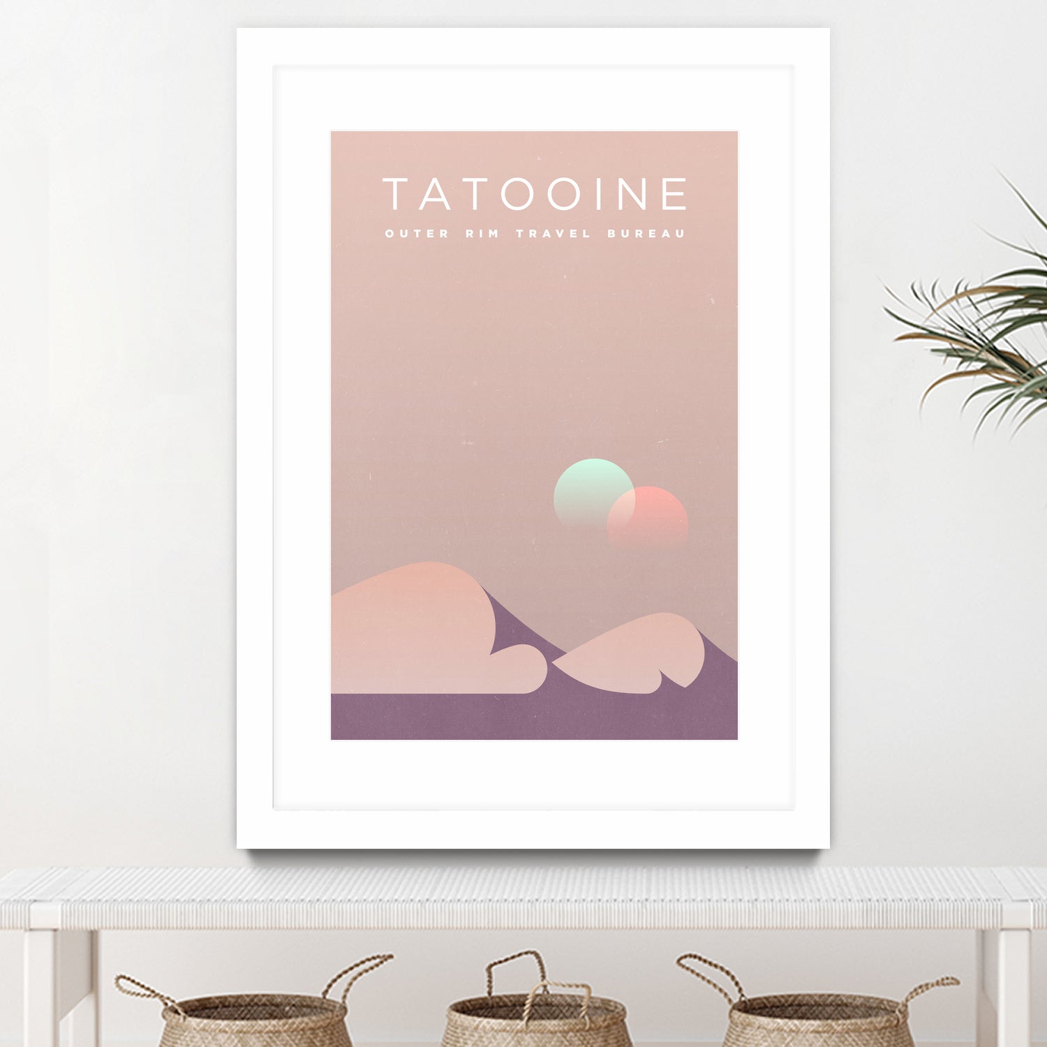 Outer Rim Travel Bureau: Tatooine by Michael Mateyko on GIANT ART - typography