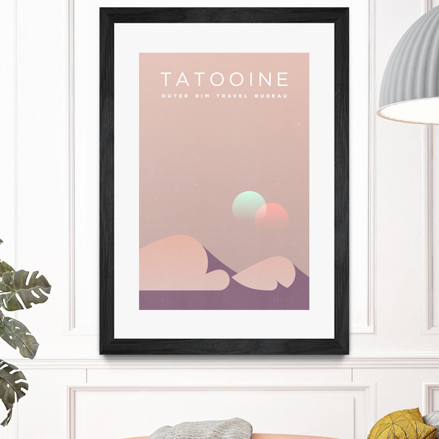 Outer Rim Travel Bureau: Tatooine by Michael Mateyko on GIANT ART - typography