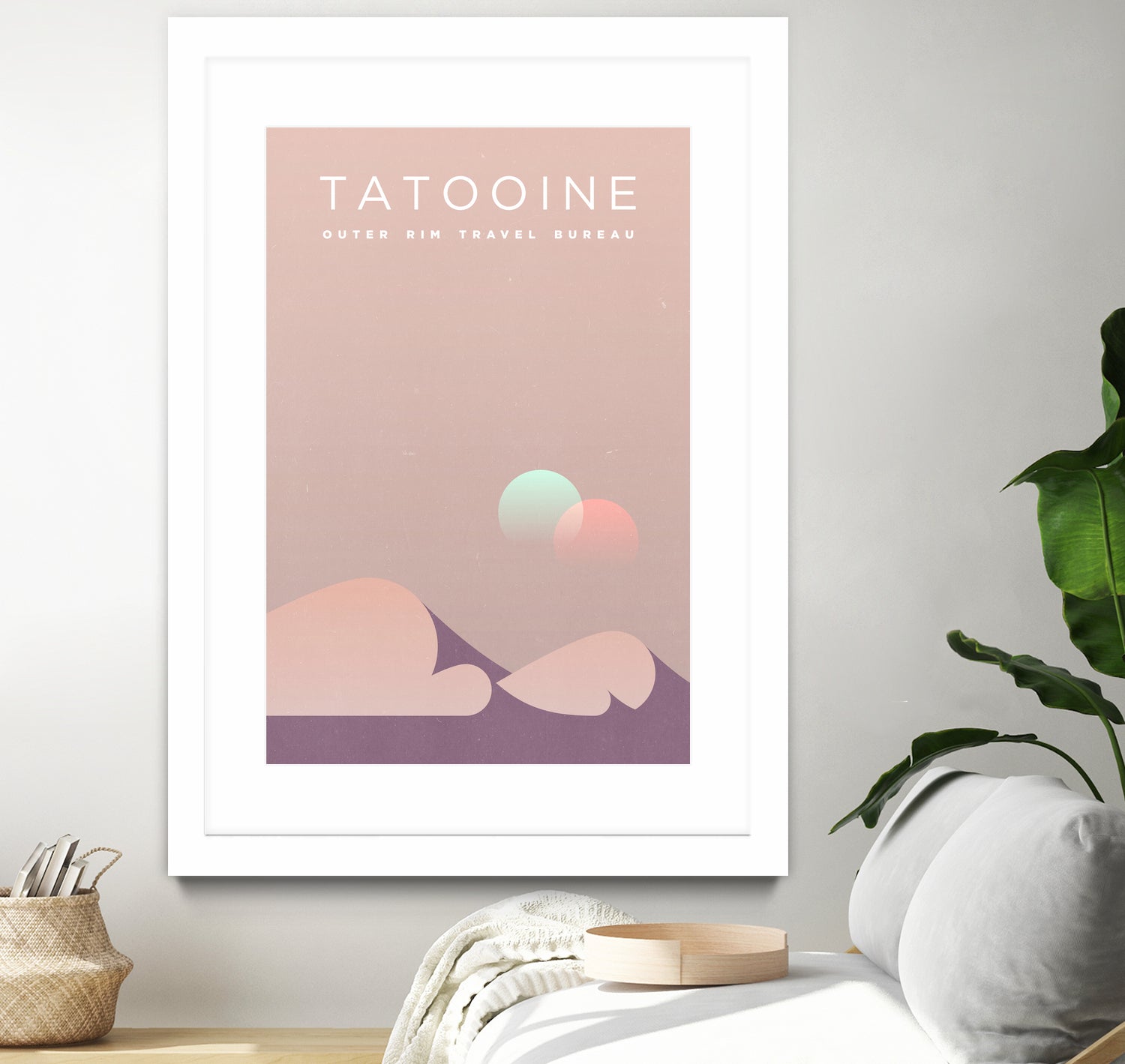 Outer Rim Travel Bureau: Tatooine by Michael Mateyko on GIANT ART - typography