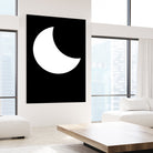 Moon by Nilesh Kulkarni on GIANT ART - white vector illustration