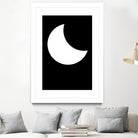 Moon by Nilesh Kulkarni on GIANT ART - white vector illustration