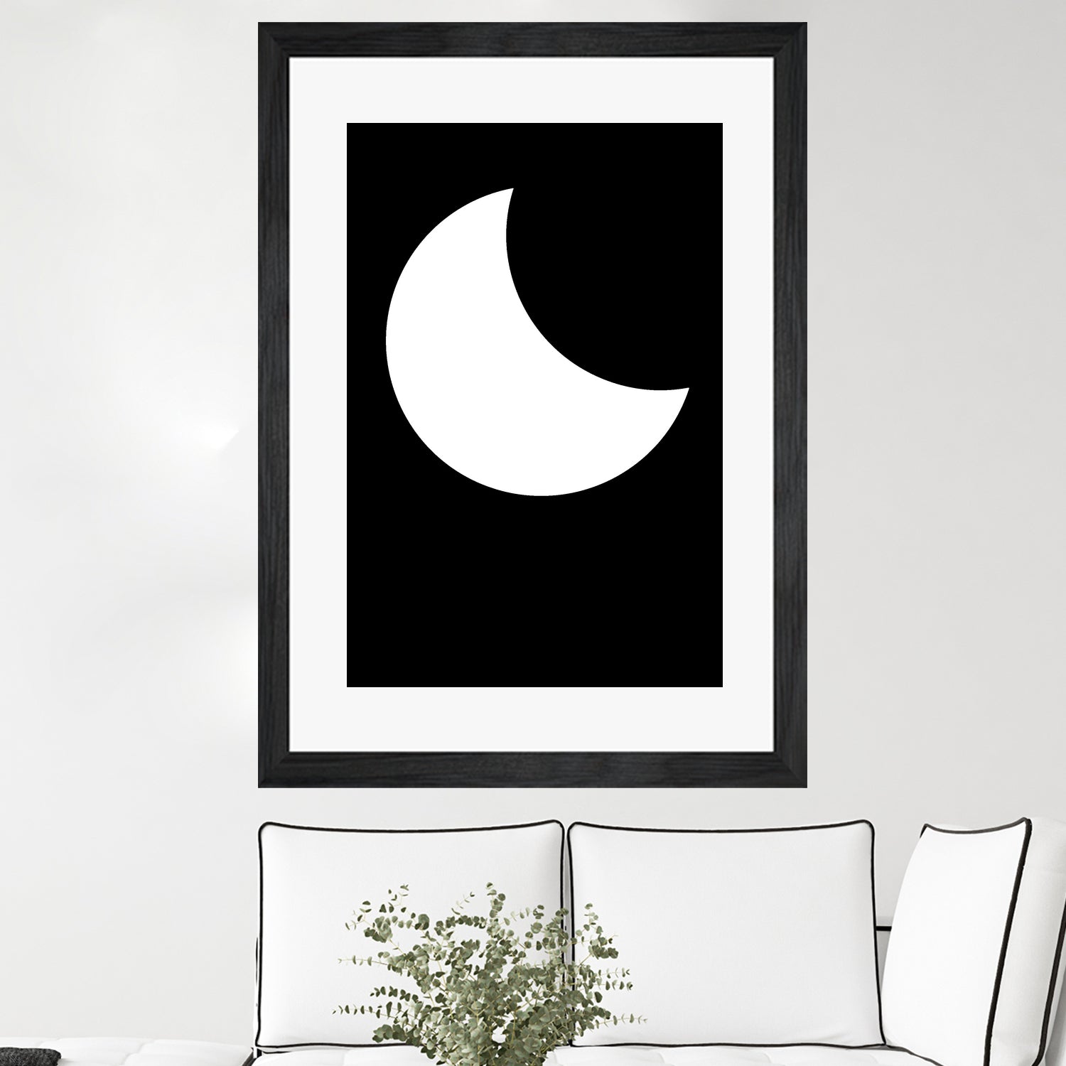 Moon by Nilesh Kulkarni on GIANT ART - white vector illustration