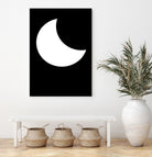 Moon by Nilesh Kulkarni on GIANT ART - white vector illustration