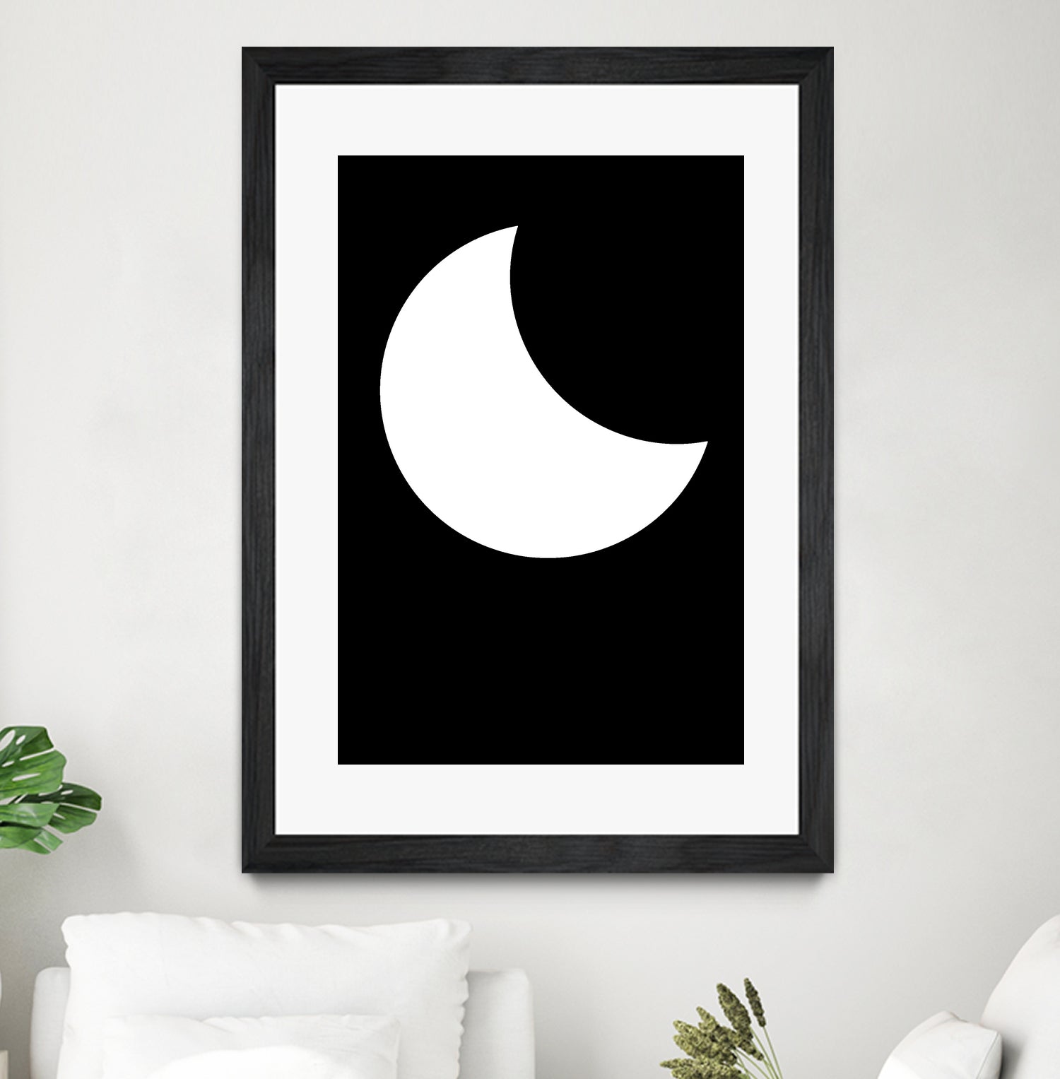 Moon by Nilesh Kulkarni on GIANT ART - white vector illustration