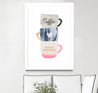 A cup of happiness by Elisabeth Fredriksson on GIANT ART - gray digital painting