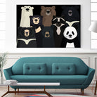 Bears of the world by Rodrigo Esparza-Salas on GIANT ART - white digital drawing