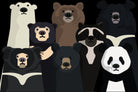 Bears of the world by Rodrigo Esparza-Salas on GIANT ART - white digital drawing