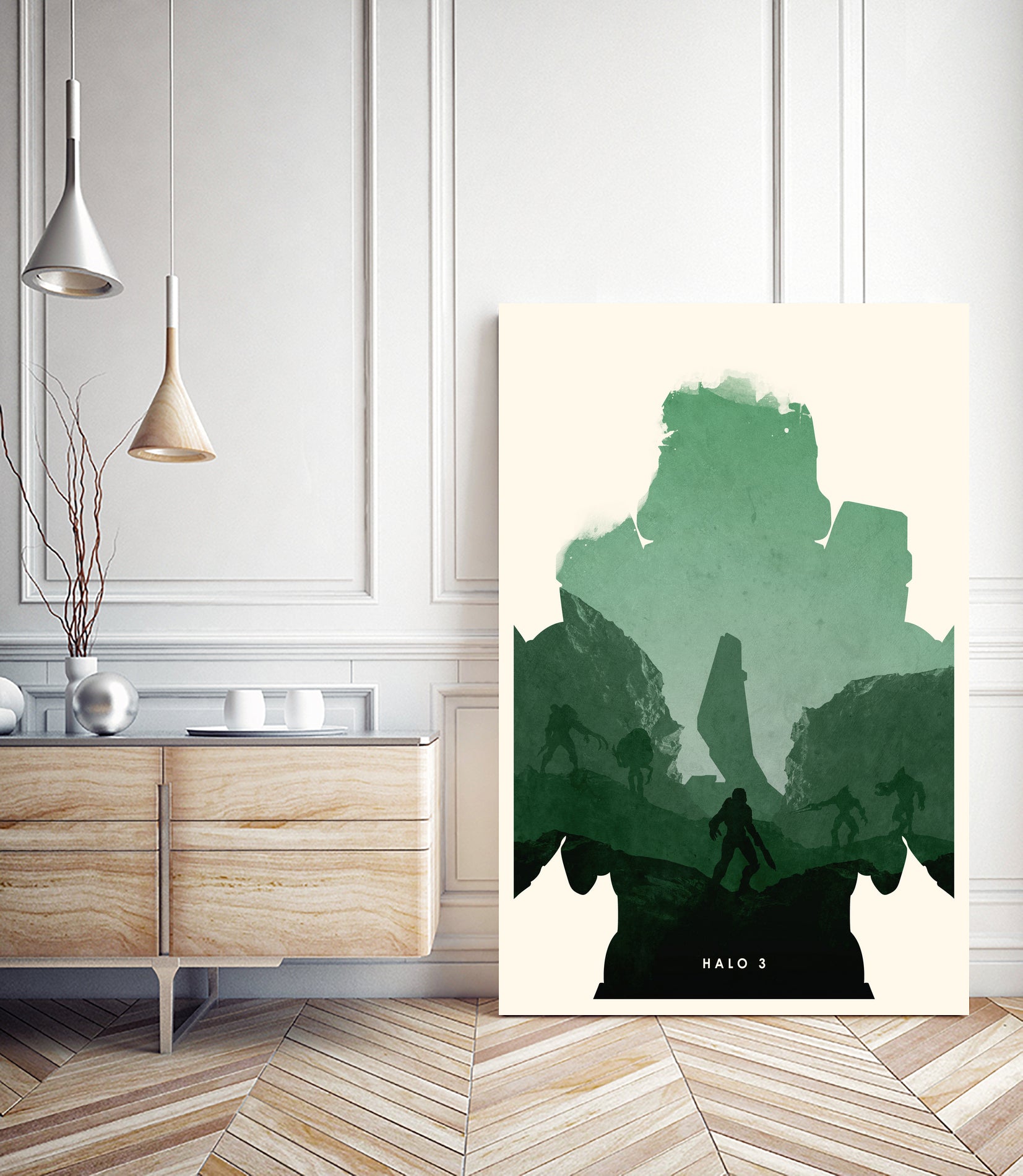 Halo 3 by Ryan Ripley on GIANT ART - green character design