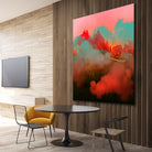 The Background World by Jamison Gish on GIANT ART - orange digital painting