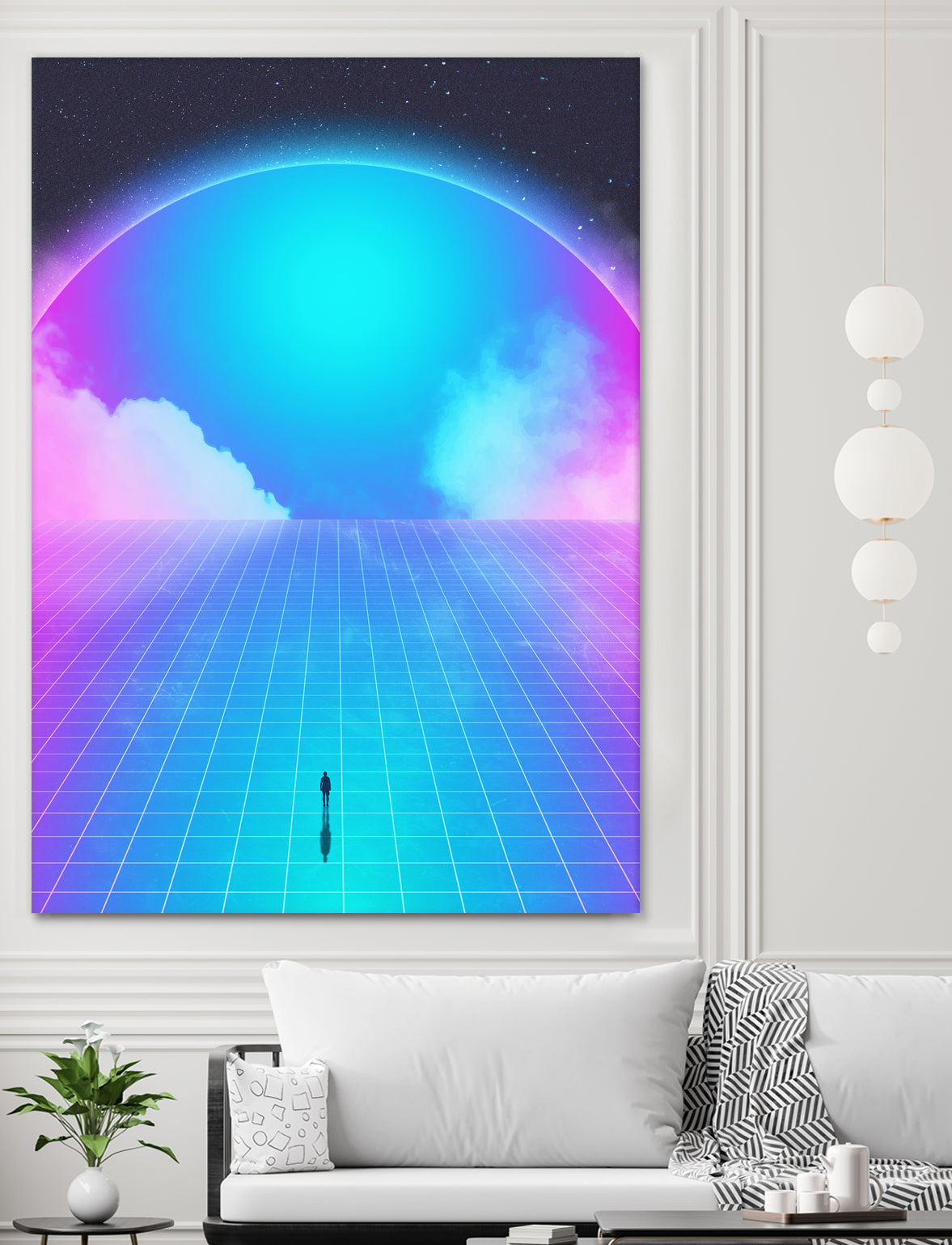 Worship 2030 by Adam Priester on GIANT ART - blue digital drawing