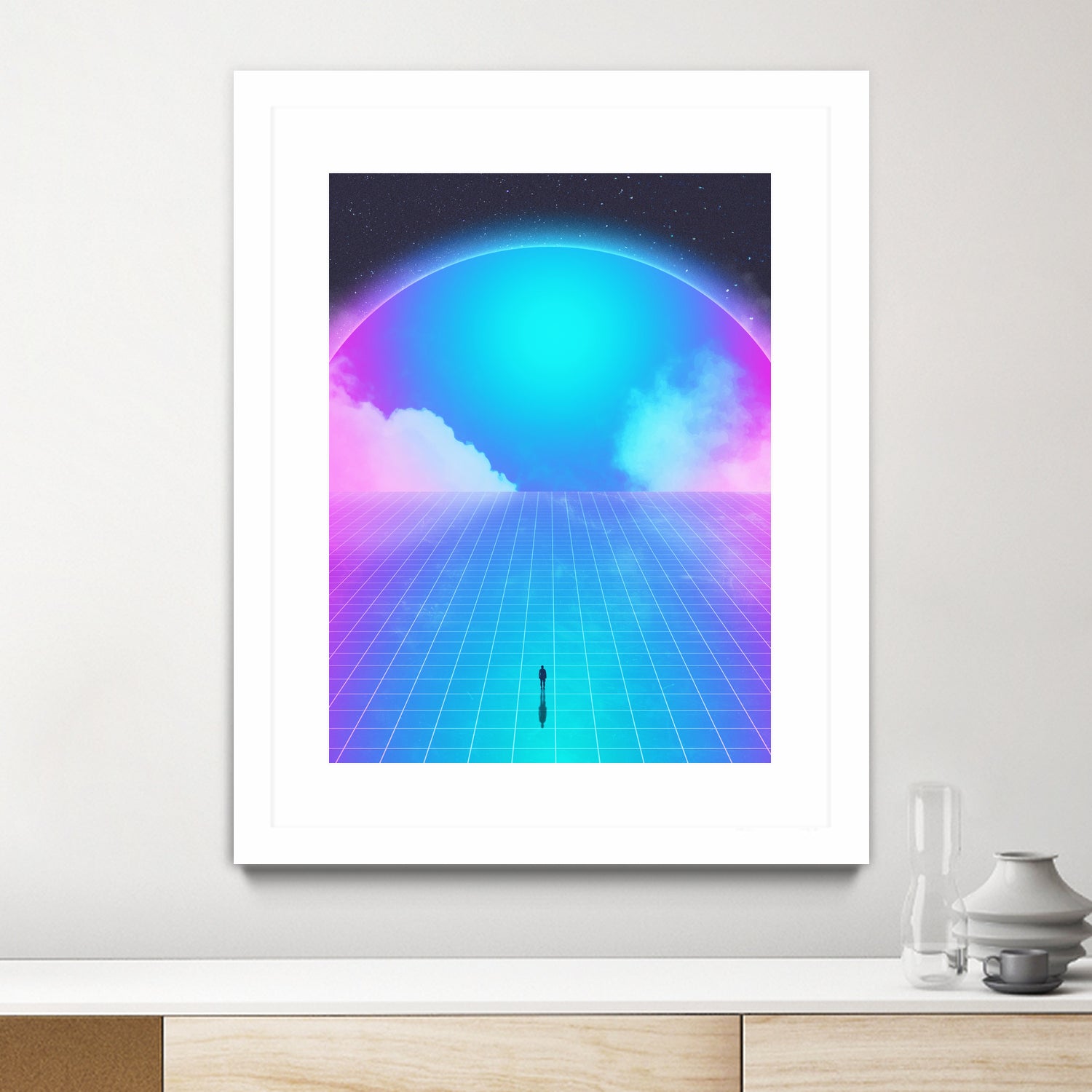 Worship 2030 by Adam Priester on GIANT ART - blue digital drawing