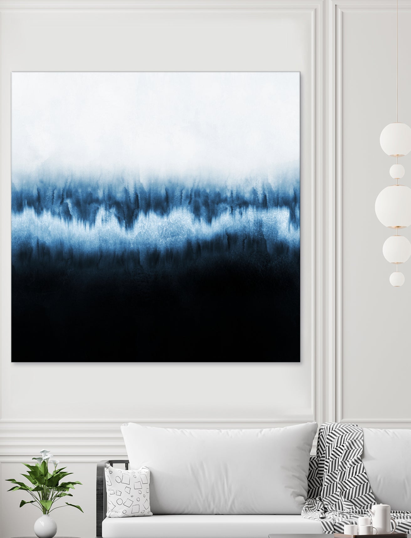 Forest Of Frost by Elisabeth Fredriksson on GIANT ART - blue digital painting