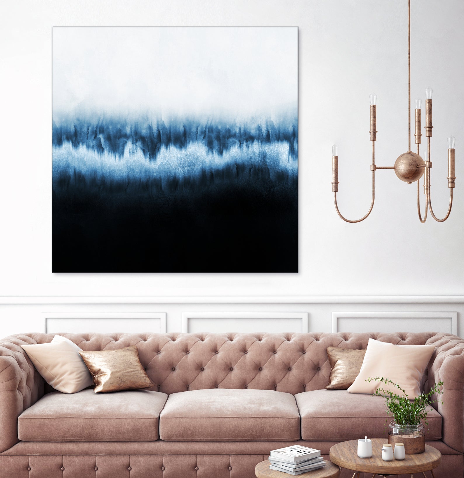 Forest Of Frost by Elisabeth Fredriksson on GIANT ART - blue digital painting