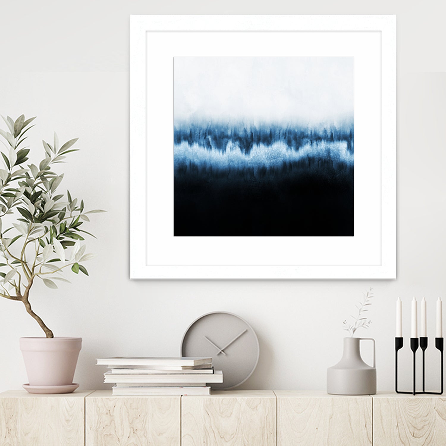 Forest Of Frost by Elisabeth Fredriksson on GIANT ART - blue digital painting