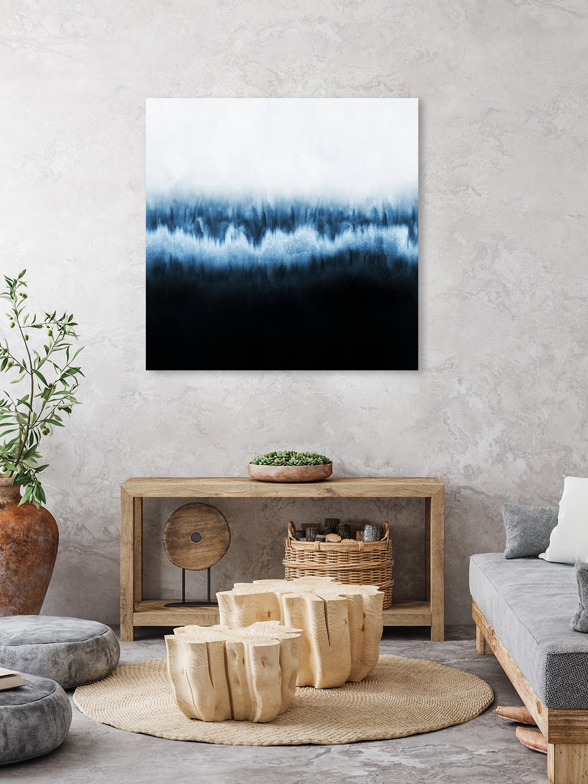 Forest Of Frost by Elisabeth Fredriksson on GIANT ART - blue digital painting