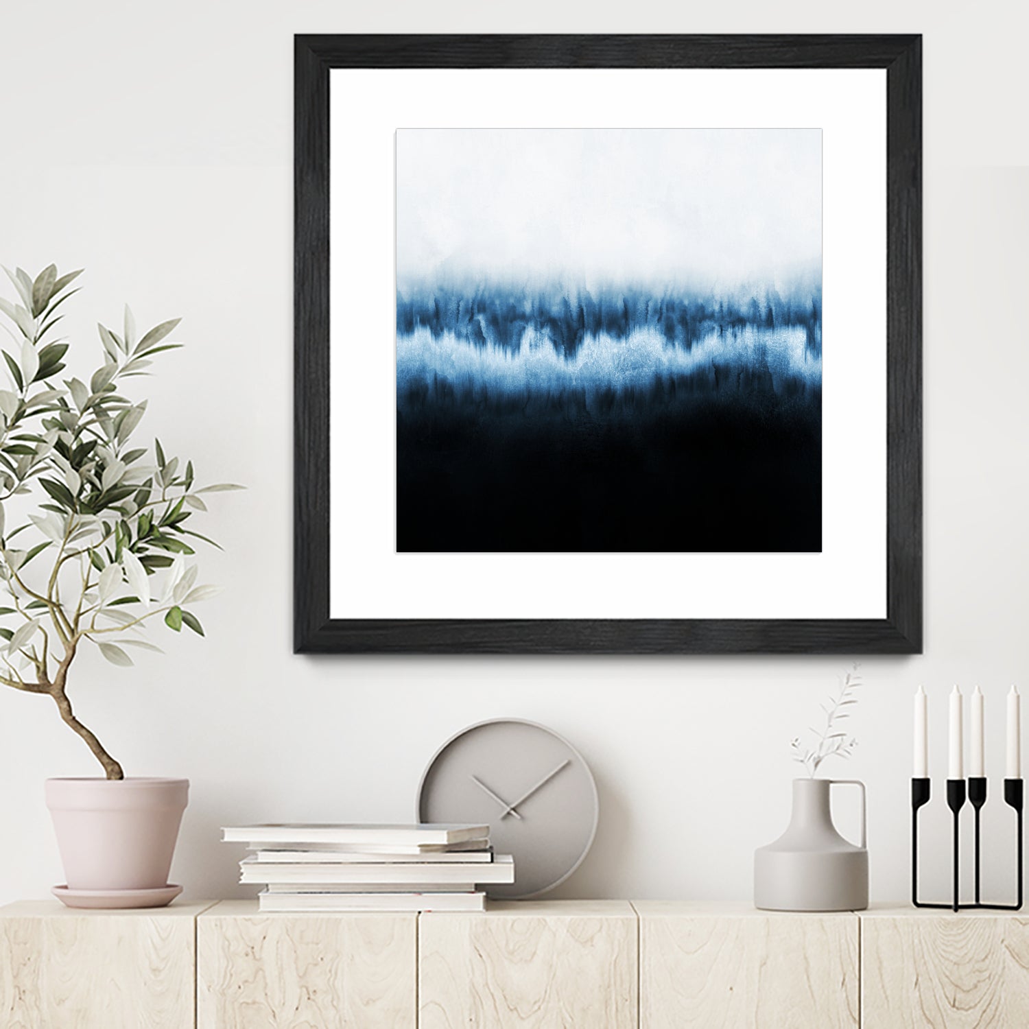 Forest Of Frost by Elisabeth Fredriksson on GIANT ART - blue digital painting