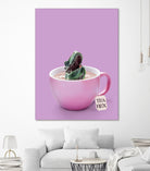 TEA-REX by Jonas Loose on GIANT ART - pink photo manipulation