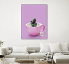 TEA-REX by Jonas Loose on GIANT ART - pink photo manipulation