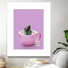 TEA-REX by Jonas Loose on GIANT ART - pink photo manipulation