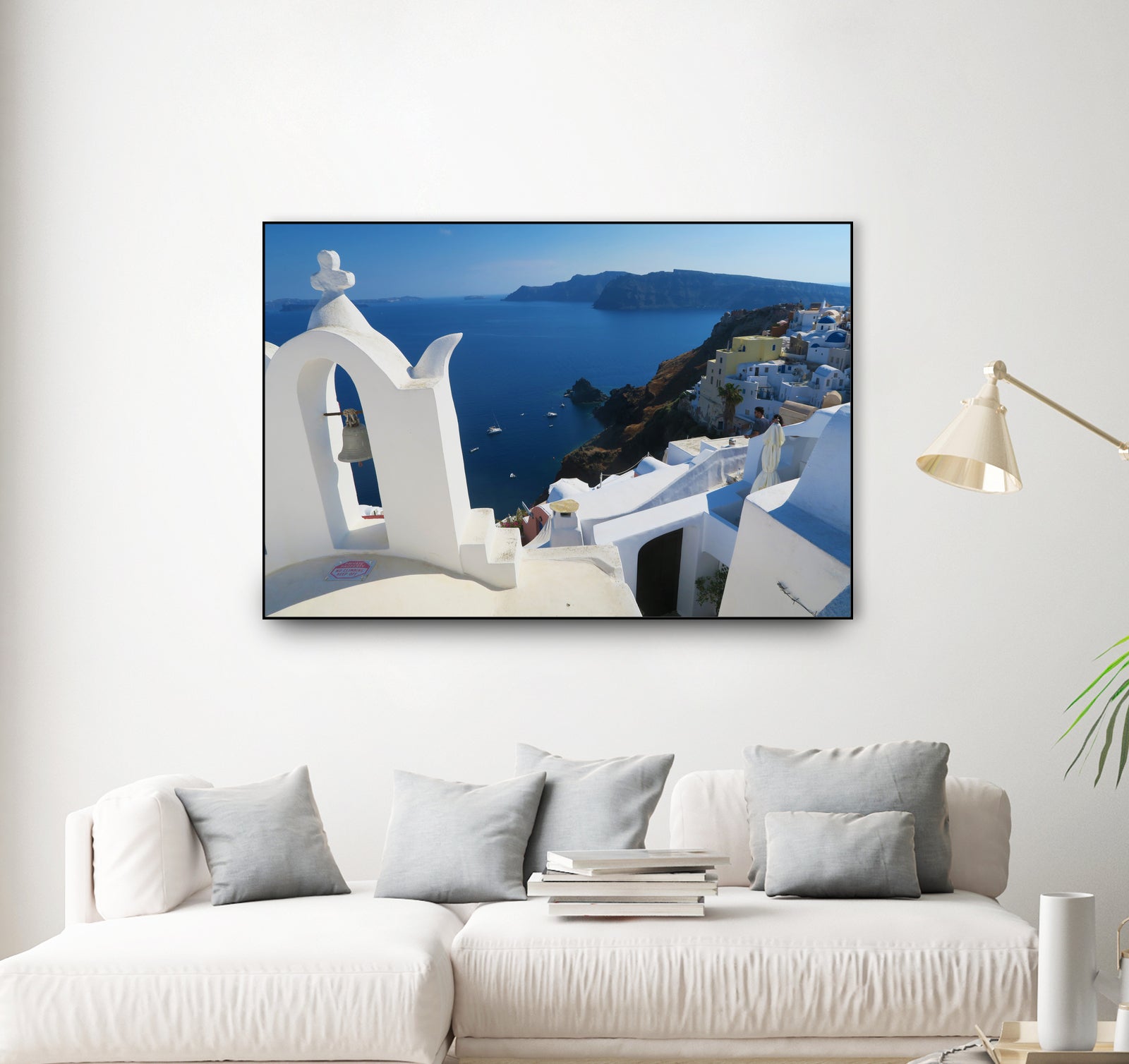 Oia Santorini v by Haris Kavalla on GIANT ART - blue photo manipulation