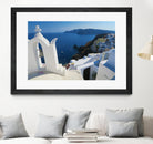 Oia Santorini v by Haris Kavalla on GIANT ART - blue photo manipulation