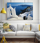 Oia Santorini v by Haris Kavalla on GIANT ART - blue photo manipulation