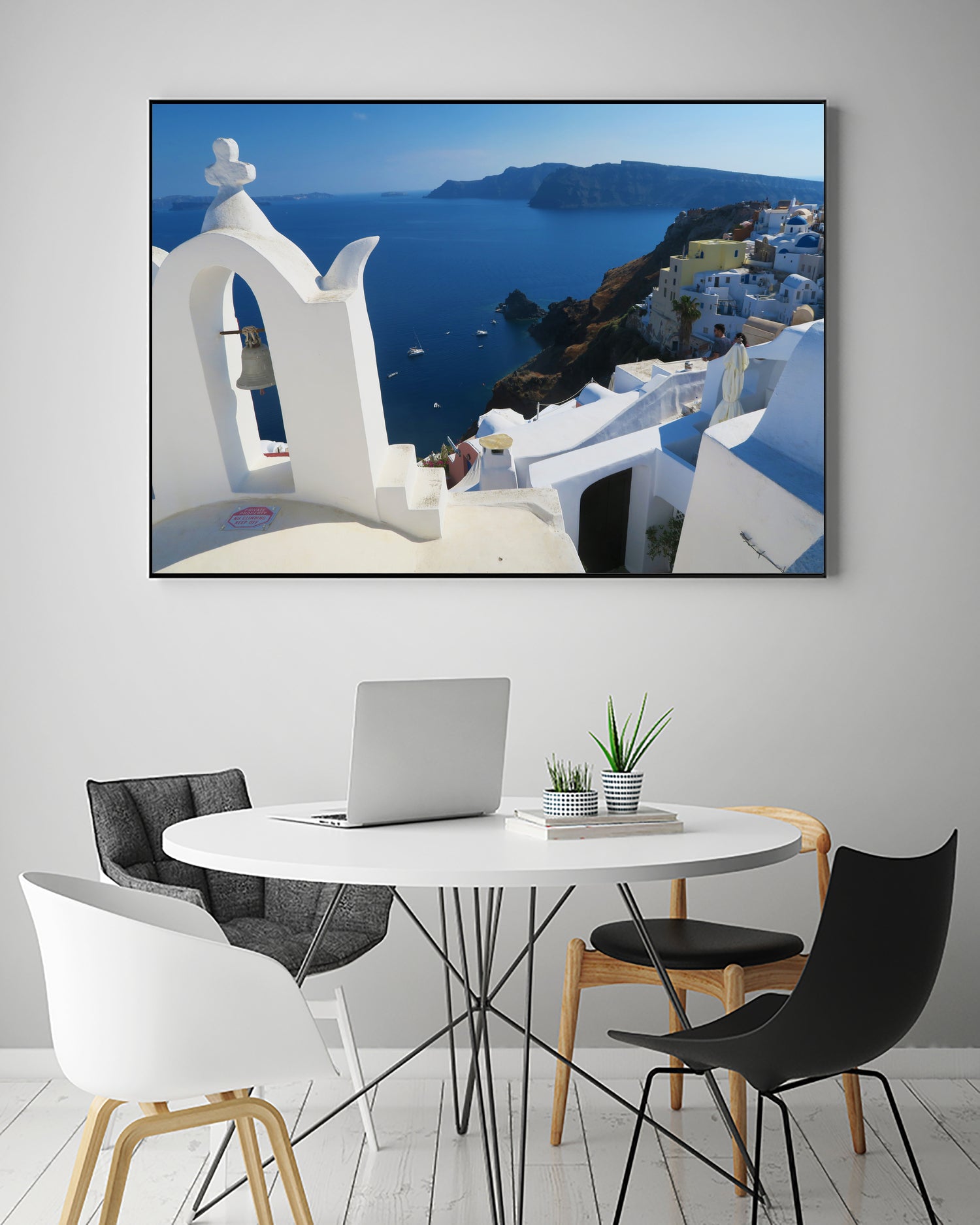 Oia Santorini v by Haris Kavalla on GIANT ART - blue photo manipulation