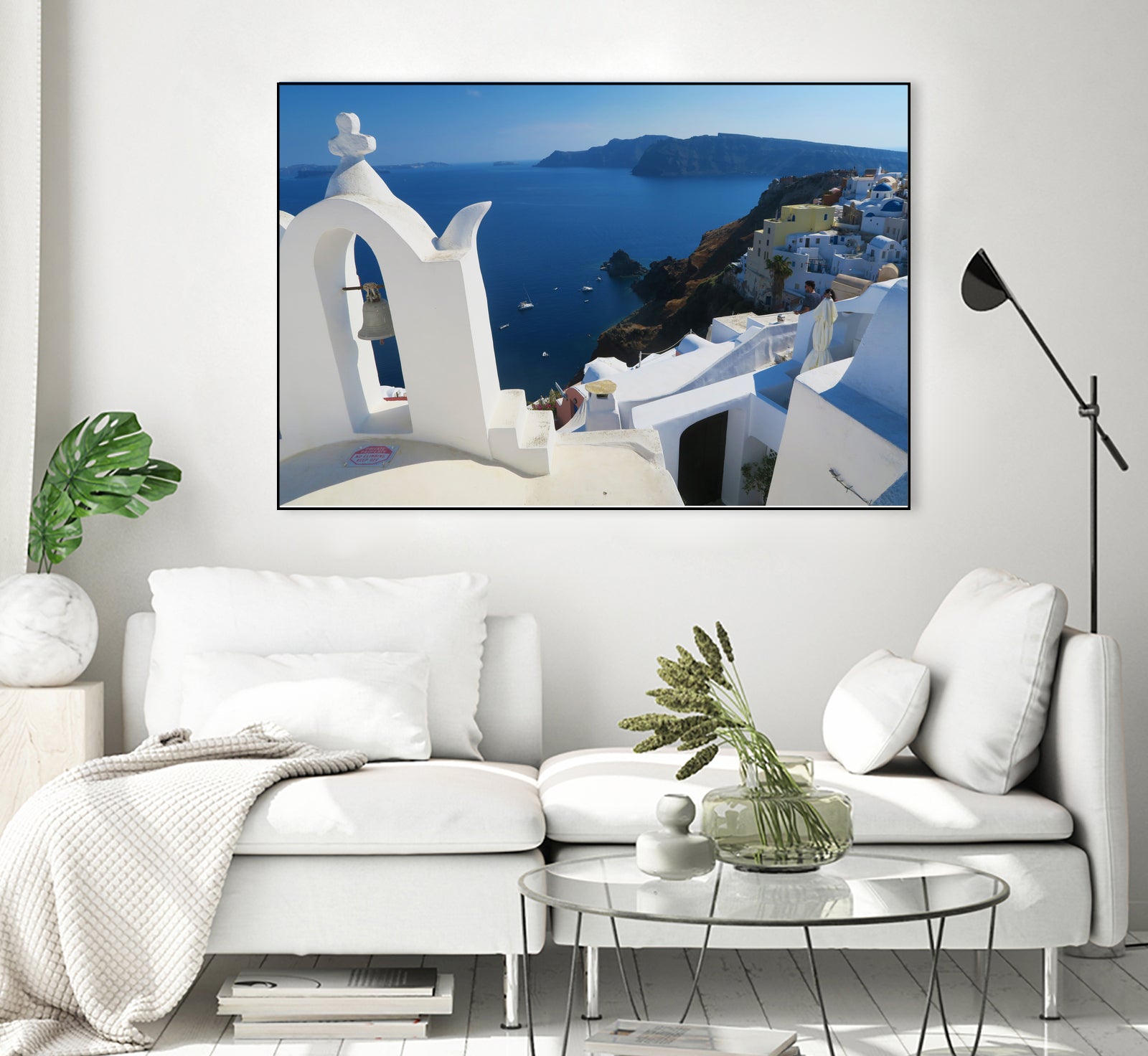 Oia Santorini v by Haris Kavalla on GIANT ART - blue photo manipulation