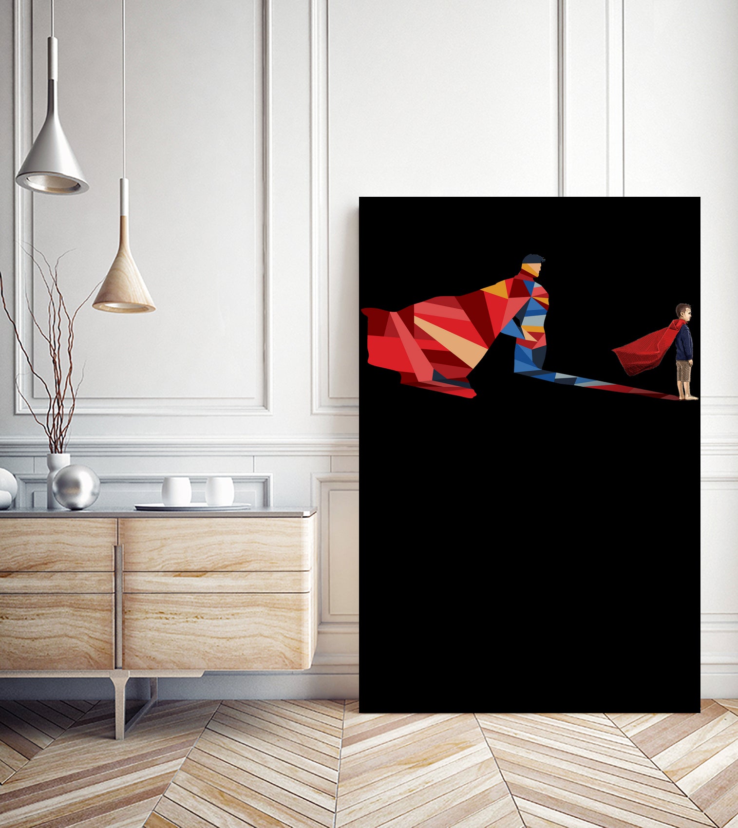 Asian Hero by Jason Ratliff on GIANT ART - red digital painting