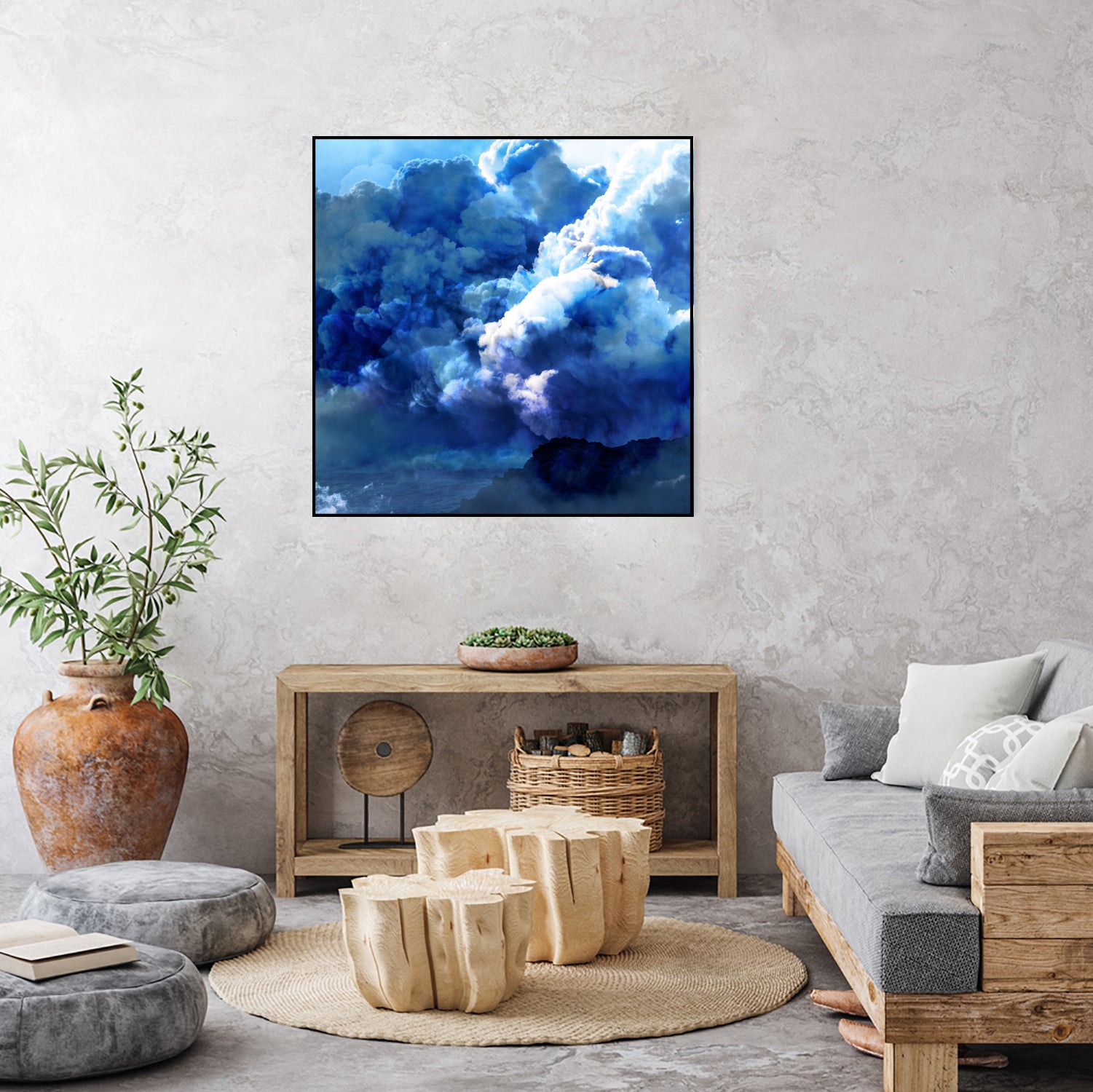 Clouds by Ash Nieman on GIANT ART - blue photo manipulation