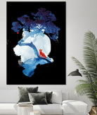 The last apple tree by Robert Farkas on GIANT ART - blue digital painting