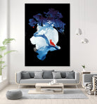 The last apple tree by Robert Farkas on GIANT ART - blue digital painting