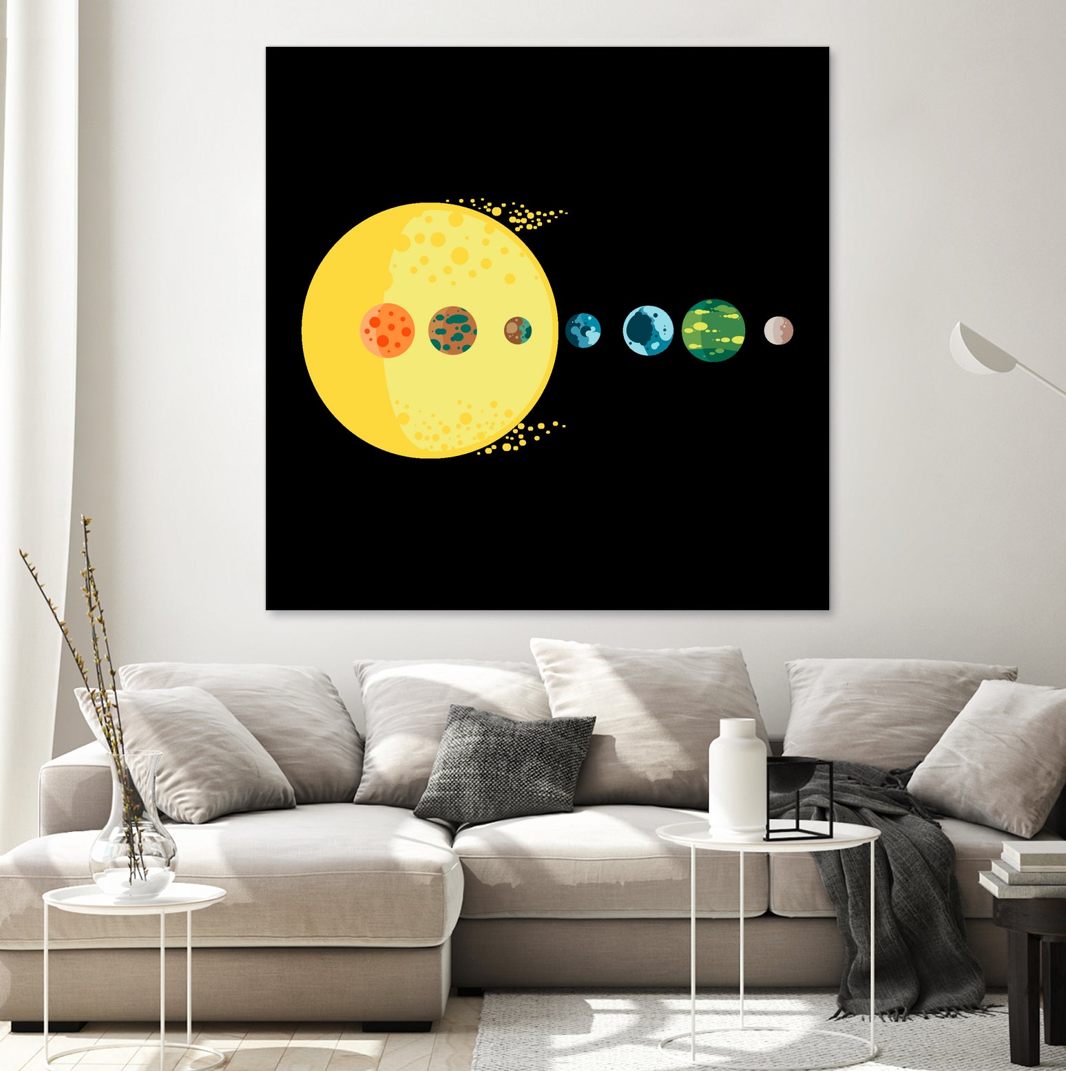 Trappist System by Alessandra Gagliano on GIANT ART - blue vector illustration