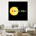 Trappist System by Alessandra Gagliano on GIANT ART - blue vector illustration