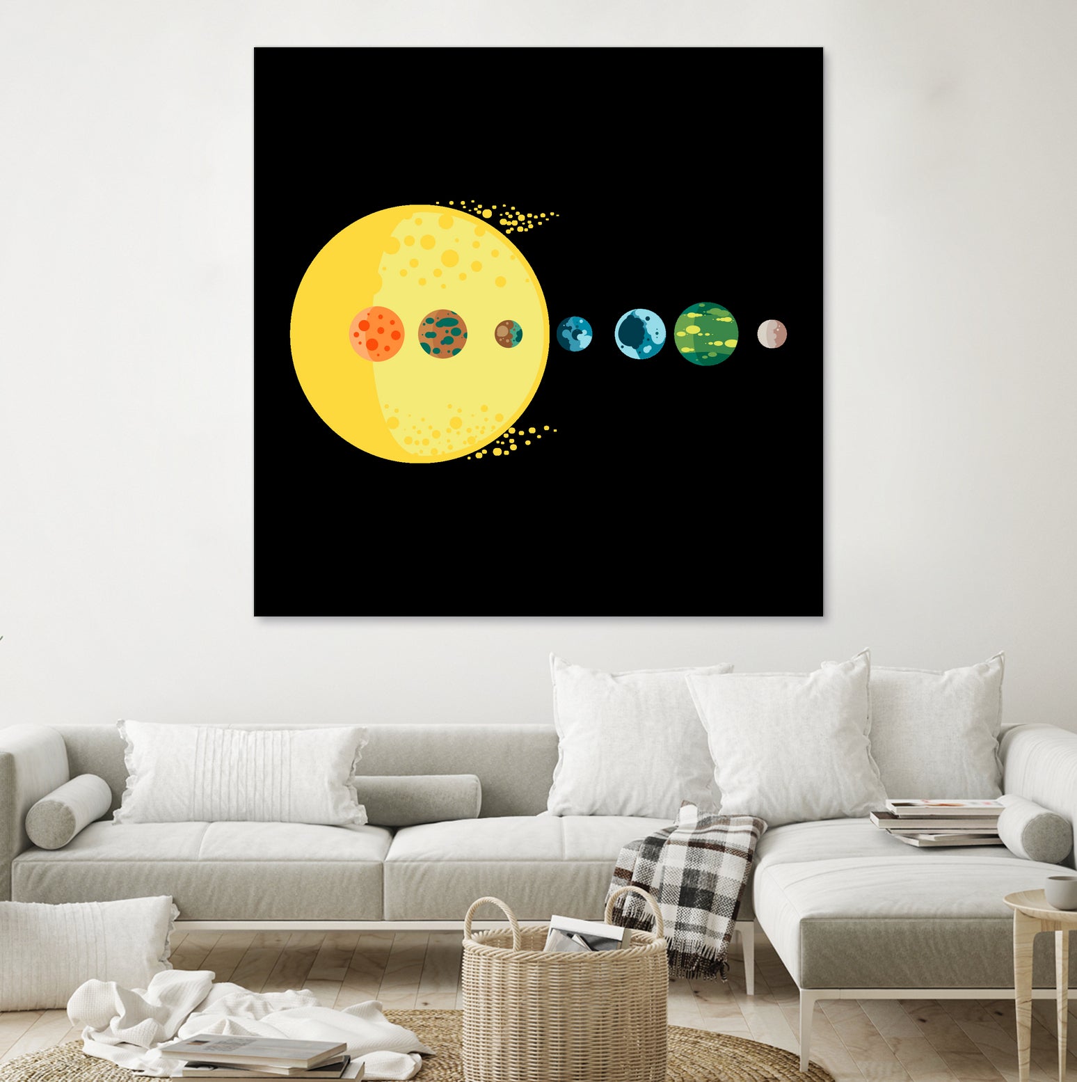 Trappist System by Alessandra Gagliano on GIANT ART - blue vector illustration