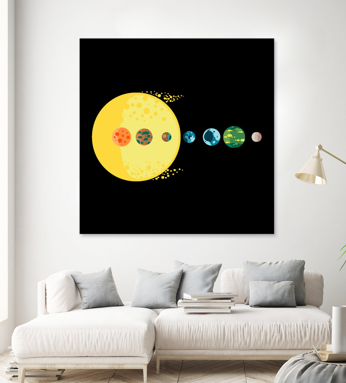 Trappist System by Alessandra Gagliano on GIANT ART - blue vector illustration