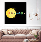 Trappist System by Alessandra Gagliano on GIANT ART - blue vector illustration