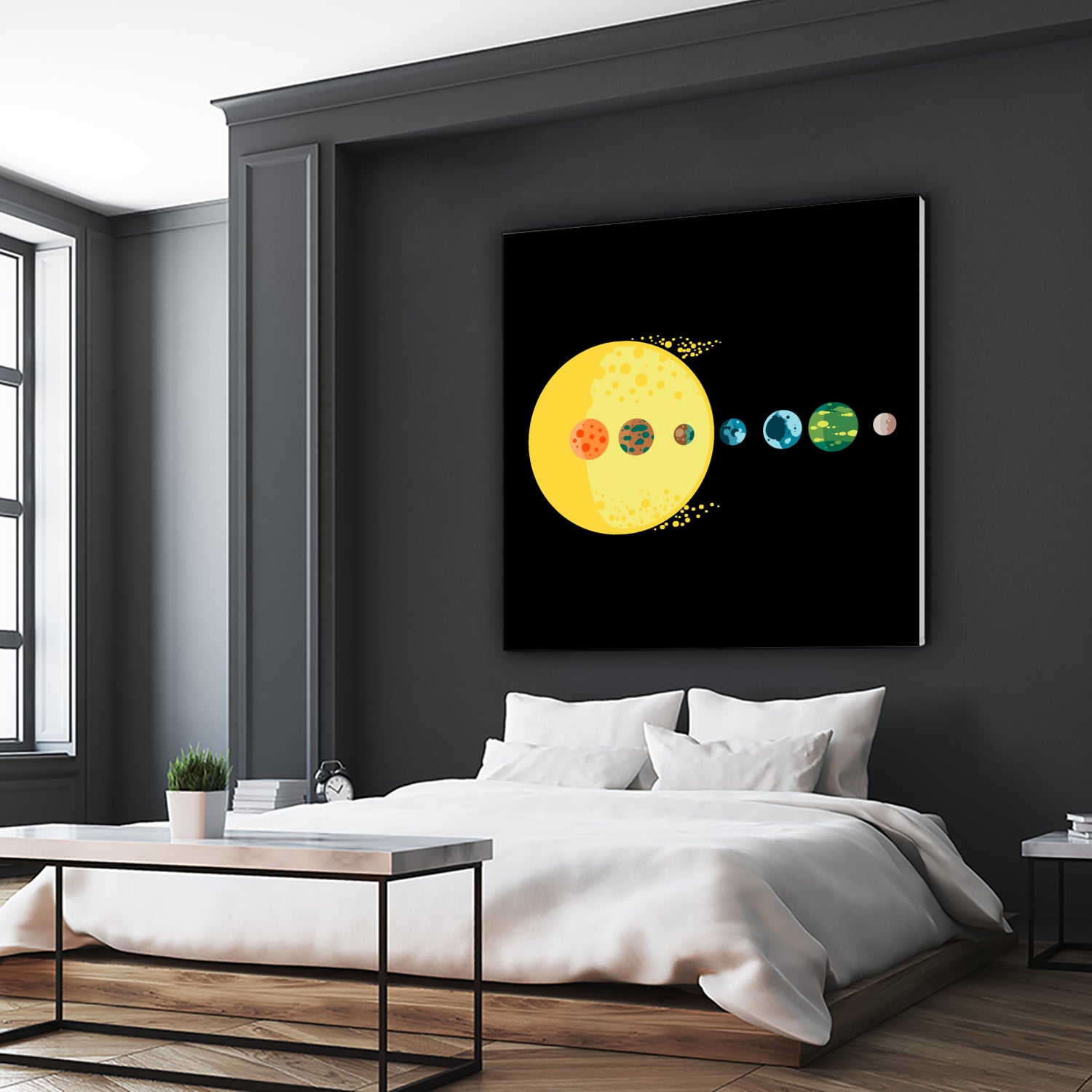 Trappist System by Alessandra Gagliano on GIANT ART - blue vector illustration